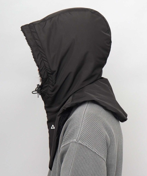 GERRY（ジェリー）の「裏ボア ポリエステル フードウォーマー フロントジップ仕様（ネックウォーマー/スヌード・メンズ・ブラック・FREE）」の19枚目の写真