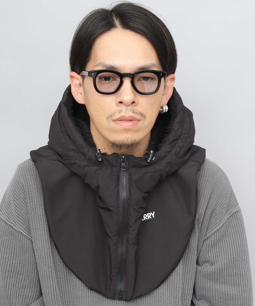 GERRY（ジェリー）の「裏ボア ポリエステル フードウォーマー フロントジップ仕様（ネックウォーマー/スヌード・メンズ・ブラック・FREE）」の21枚目の写真