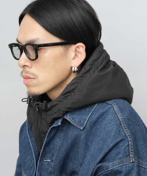 GERRY（ジェリー）の「裏ボア ポリエステル フードウォーマー フロントジップ仕様（ネックウォーマー/スヌード・メンズ・ブラック・FREE）」の8枚目の写真