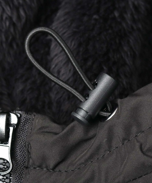 GERRY（ジェリー）の「裏ボア ポリエステル フードウォーマー フロントジップ仕様（ネックウォーマー/スヌード・メンズ・ブラック・FREE）」の12枚目の写真