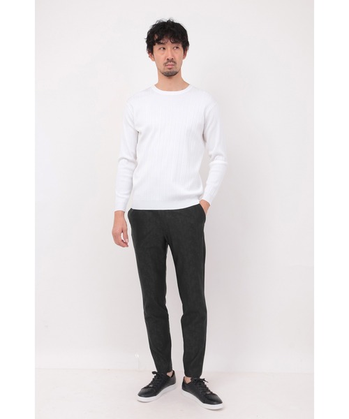 HIGH STREET(ハイストリート)の「HIGH STREET∴4WAYブラッシュジャガードイージーパンツ(スラックス・メンズ・ベージュ/グレー/ブラック・M/LL/L)」の20枚目の写真