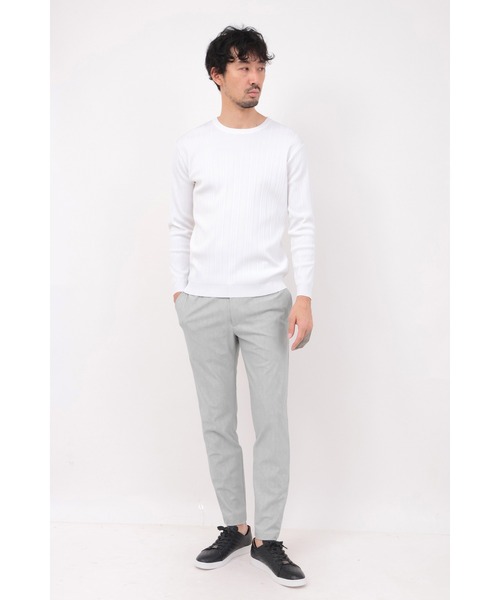 HIGH STREET(ハイストリート)の「HIGH STREET∴4WAYブラッシュジャガードイージーパンツ(スラックス・メンズ・ベージュ/グレー/ブラック・M/LL/L)」の16枚目の写真