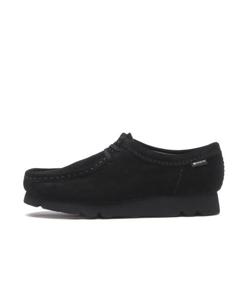 Clarks(クラークス)の「W WALLABEE GTX 26179258(モカシン/デッキシューズ・レディース・ブラック・6/5h/5/4h/4/3h/3)」の1枚目の写真