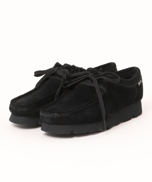 【tare39】Clarksデッキ & whoopモカシン2足 Clarks（クラークス）の「W WALLABEE GTX 26179258（モカシン/デッキ