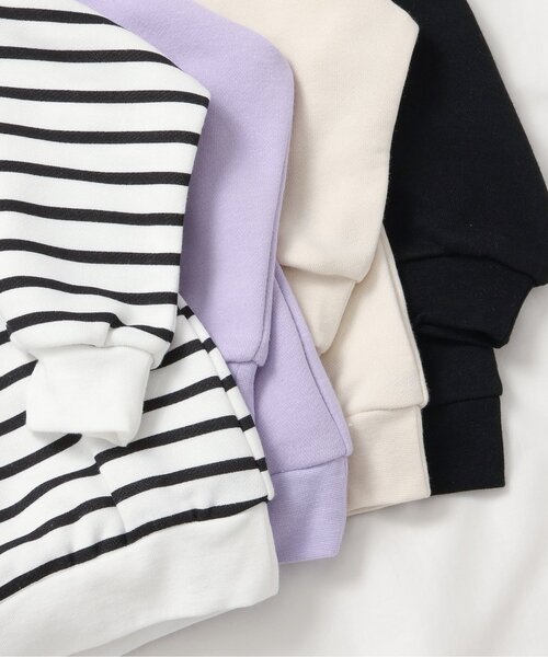apres les cours(アプレレクール)の「【WEB限定】レースフリル衿トレーナー(スウェット・キッズ・ラベンダー/ブラック/キナリ/その他2・80/120/140/130/110/100/90)」の17枚目の写真