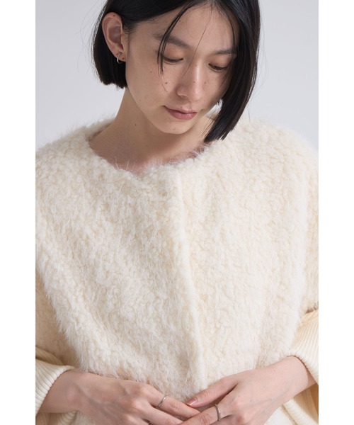 シャギーボアジレ（テーラードジャケット）｜&. NOSTALGIA（アンド