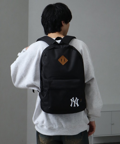 MLB(メジャーリーグベースボール)の「【MLB/メジャーリーグベースボール】CORDURAデイパック(バックパック/リュック・メンズ・ブラック/ライトブルー/ネイビー/グリーン/レッド・FREE)」の6枚目の写真