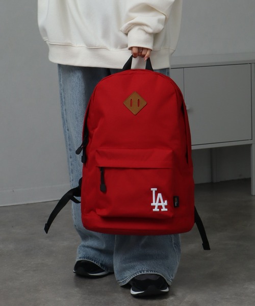 MLB(メジャーリーグベースボール)の「【MLB/メジャーリーグベースボール】CORDURAデイパック(バックパック/リュック・メンズ・ブラック/ライトブルー/ネイビー/グリーン/レッド・FREE)」の8枚目の写真