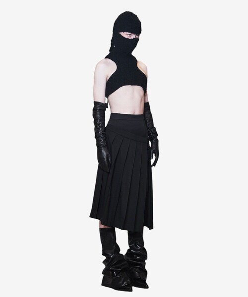 POOLDE（プールデ）の「【POOLDE/プールデ】Hoodie Vest/フーディショートベスト/ネックウォーマー（ベスト・レディース・ブラック・FREE）」の6枚目の写真