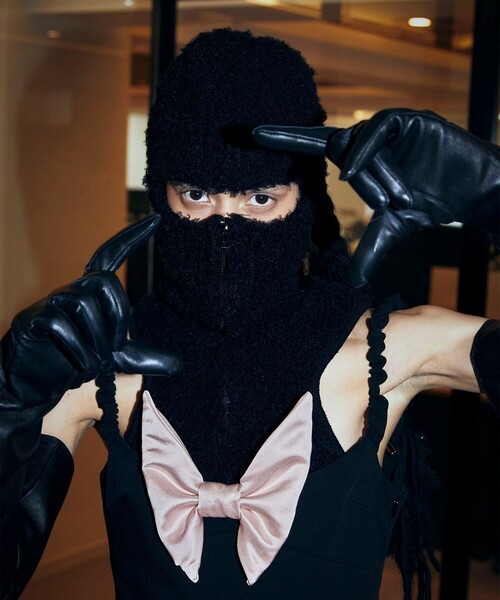 POOLDE（プールデ）の「【POOLDE/プールデ】Hoodie Vest/フーディショートベスト/ネックウォーマー（ベスト・レディース・ブラック・FREE）」の12枚目の写真