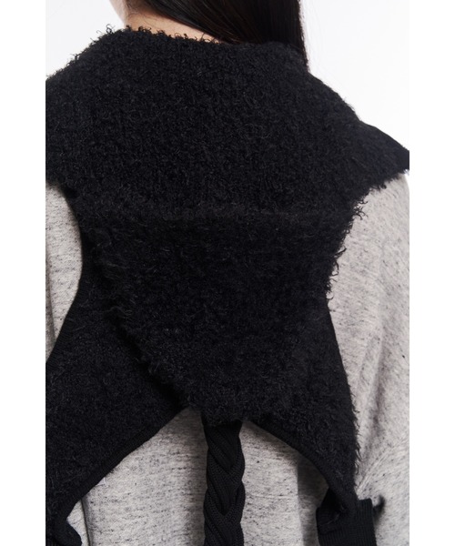 POOLDE（プールデ）の「【POOLDE/プールデ】Hoodie Vest/フーディショートベスト/ネックウォーマー（ベスト・レディース・ブラック・FREE）」の19枚目の写真