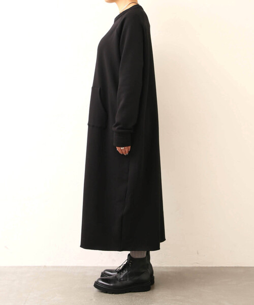 JOURNAL STANDARD LUXE(ジャーナルスタンダード ラックス)の「ボンバー ワンピース(ワンピース・レディース・ブラック/ブラウン系その他・FREE)」の13枚目の写真