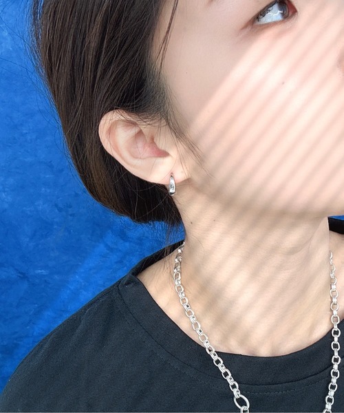 Burner(バーナー)の「【OKUOKU 0909】フープピアス 両耳用 oku-pierce-680075767389-4 Yn【RBTS】(ピアス(両耳用)・レディース・シルバー系その他/シルバー系その他2/ゴールド系その他2/ゴールド/ゴールド系その他/シルバー・FREE)」の2枚目の写真