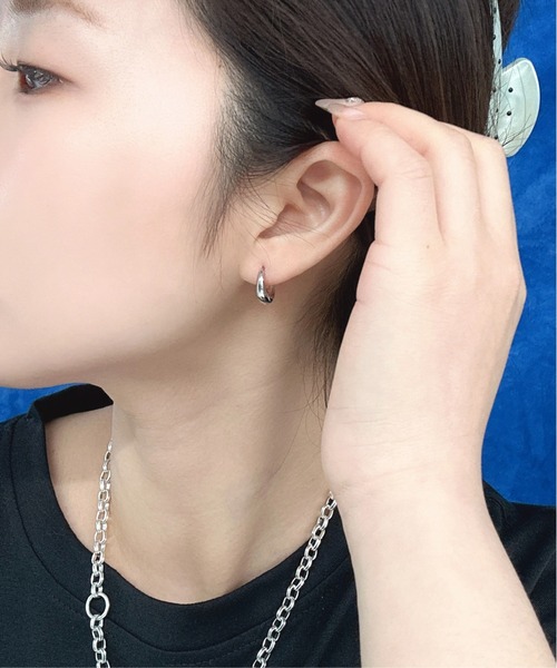 Burner(バーナー)の「【OKUOKU 0909】フープピアス 両耳用 oku-pierce-680075767389-4 Yn【RBTS】(ピアス(両耳用)・レディース・シルバー系その他/シルバー系その他2/ゴールド系その他2/ゴールド/ゴールド系その他/シルバー・FREE)」の11枚目の写真