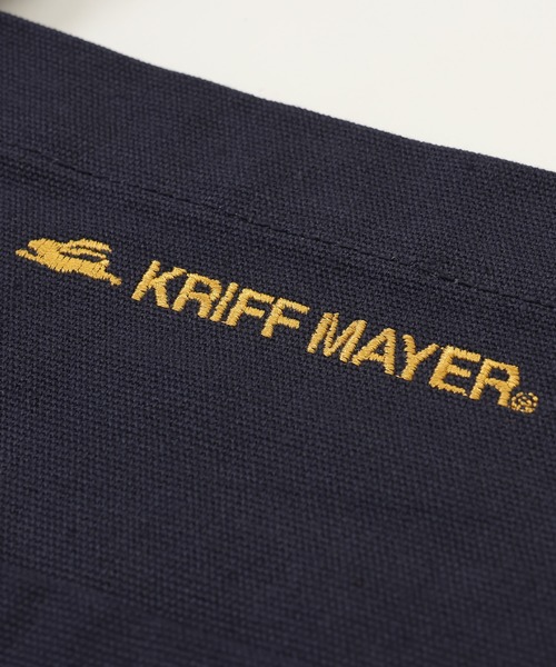 KRIFF MAYER（クリフメイヤー）の「配色クリフトート（トートバッグ・レディース・バーガンディー/ホワイト×ブラウン/ホワイト×グリーン/グリーン/ネイビー・FREE）」の8枚目の写真