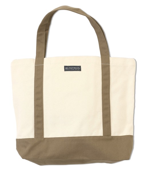 KRIFF MAYER（クリフメイヤー）の「配色クリフトート（トートバッグ・レディース・バーガンディー/ホワイト×ブラウン/ホワイト×グリーン/グリーン/ネイビー・FREE）」の17枚目の写真