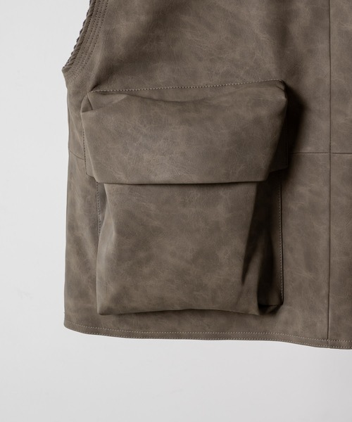 soerte TOTAL PATTERN MULCH HOODIE VEST