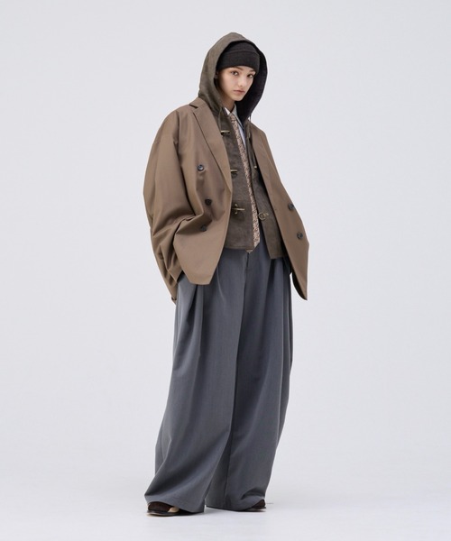 TOTAL PATTERN MULCH HOODIE VEST/トータルパターンマルチ