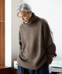 Sunny clouds | サニークラウズ ちょいオフタートルセーター〈メンズ〉(ニット/セーター)