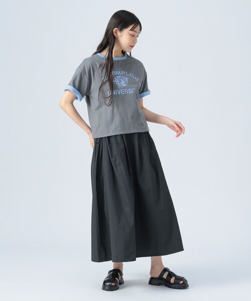 BEAMS HEART（ビームスハート）の「リバーシブル プリント Tシャツ（Tシャツ/カットソー・レディース・グレー系その他/ブルー/ホワイト系その他5・FREE）」の5枚目の写真