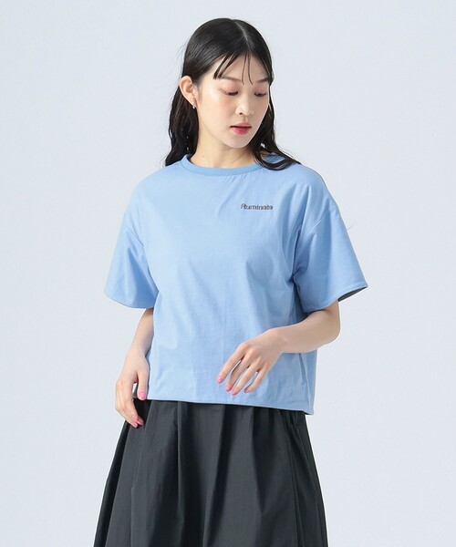 BEAMS HEART（ビームスハート）の「リバーシブル プリント Tシャツ（Tシャツ/カットソー・レディース・グレー系その他/ブルー/ホワイト系その他5・FREE）」の7枚目の写真