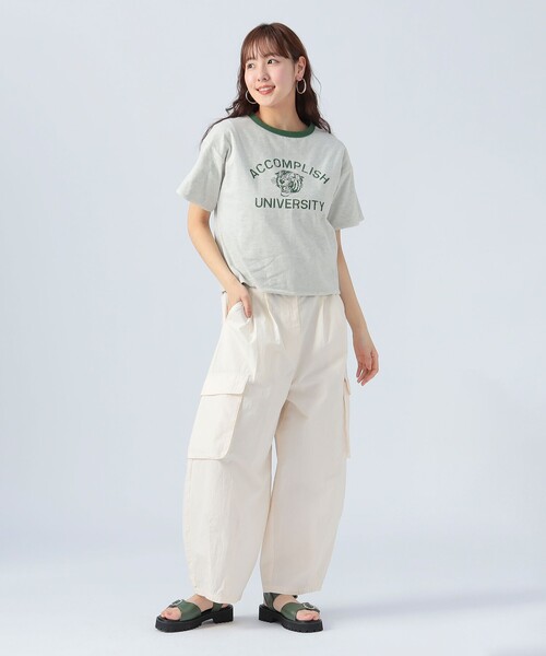 BEAMS HEART（ビームスハート）の「リバーシブル プリント Tシャツ（Tシャツ/カットソー・レディース・グレー系その他/ブルー/ホワイト系その他5・FREE）」の12枚目の写真