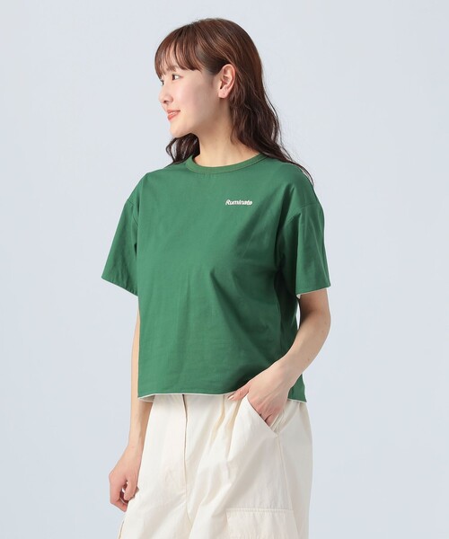 BEAMS HEART（ビームスハート）の「リバーシブル プリント Tシャツ（Tシャツ/カットソー・レディース・グレー系その他/ブルー/ホワイト系その他5・FREE）」の16枚目の写真