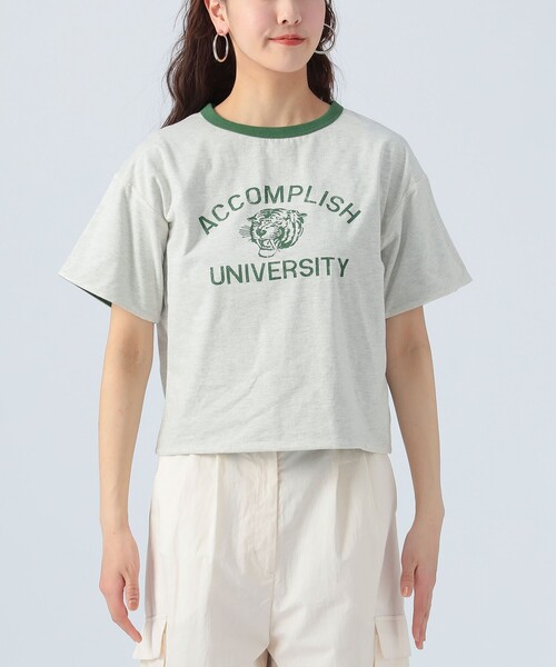 BEAMS HEART（ビームスハート）の「リバーシブル プリント Tシャツ（Tシャツ/カットソー・レディース・グレー系その他/ブルー/ホワイト系その他5・FREE）」の17枚目の写真