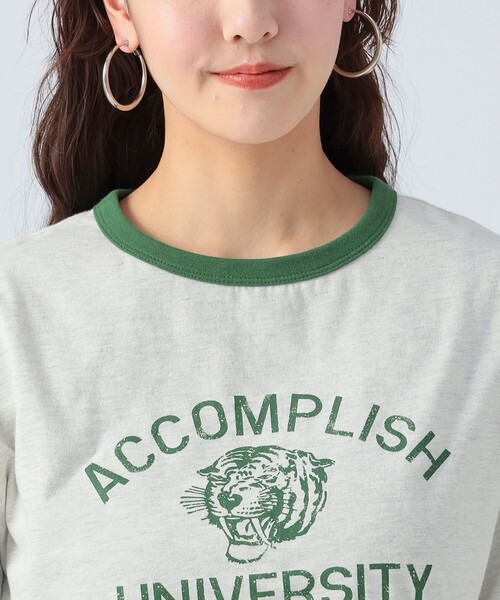 BEAMS HEART（ビームスハート）の「リバーシブル プリント Tシャツ（Tシャツ/カットソー・レディース・グレー系その他/ブルー/ホワイト系その他5・FREE）」の20枚目の写真