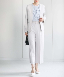 ワイドパンツ/セットアップ対応/洗える