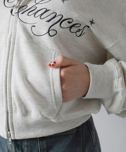 SPINNS（スピンズ）の「フードファー ショート丈ジップパーカー（パーカー・レディース・カーキ/オートミール/その他1/その他2/その他3・ONESIZE）」の17枚目の写真