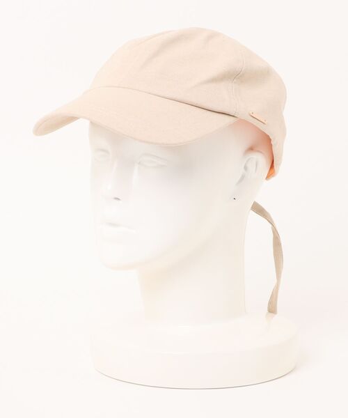 LBC（エルビーシー）の「後ろリボンキャップ（キャップ・レディース・ブラック/ライトベージュ/グレー/マスタード・FREE）」の3枚目の写真
