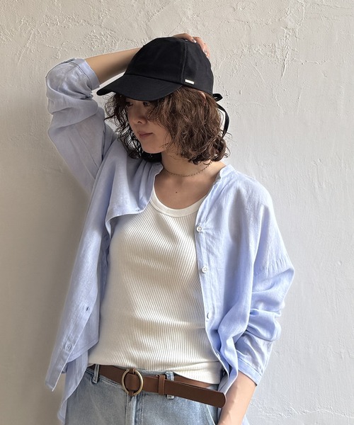 LBC（エルビーシー）の「後ろリボンキャップ（キャップ・レディース・ブラック/ライトベージュ/グレー/マスタード・FREE）」の2枚目の写真