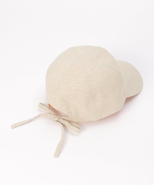 LBC（エルビーシー）の「後ろリボンキャップ（キャップ・レディース・ブラック/ライトベージュ/グレー/マスタード・FREE）」の6枚目の写真