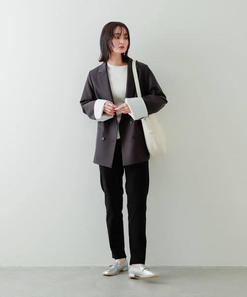 SENSE OF PLACE by URBAN RESEARCH(センスオブプレイスバイアーバンリサーチ)の「ストレッチテーパードイージーパンツ(その他パンツ・レディース・ブラック/ライトベージュ/ネイビー・SMALL/LARGE/MEDIUM)」の13枚目の写真