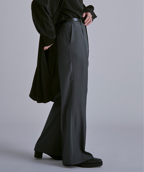 Ellno Loset(エルノロゼット)の「カラーフレアパンツ/ SET UP対応(その他パンツ・メンズ・ブラック/マスタード/チャコールグレー・X-SMALL/LARGE/MEDIUM/SMALL)」の21枚目の写真