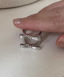 double ribbon ring