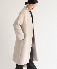 美品♡ IENA ボトルネックトラペーズコート ウール ボタン 38 ロング丈 美品♡ IENA ボトルネックトラペーズコート ウール ボタン 38 ロング丈