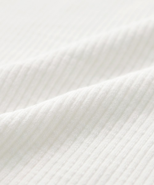 CHAN ME（チャンミ）の「配色ボートネックメロートップス（Tシャツ/カットソー・レディース・ベージュ/チャコールグレー/ブラック/ホワイト・LARGE/MEDIUM/X-LARGE）」の11枚目の写真