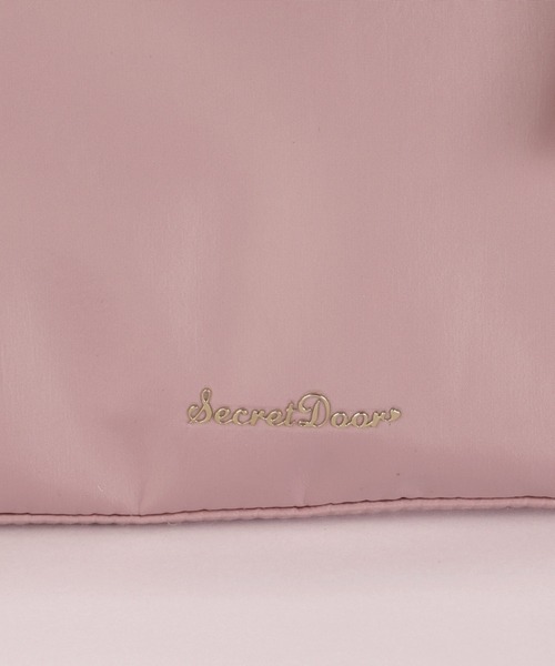 トート リボンチャーム フリル A4 仕切り ローズヒップ（トートバッグ