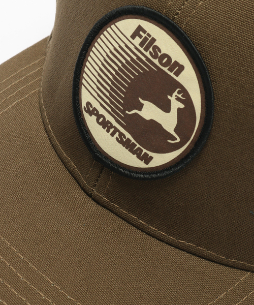 FILSON(フィルソン)の「FILSON / フィルソン Dry Tin Logger Cap(キャップ・メンズ・ブラウン・FREE)」の4枚目の写真