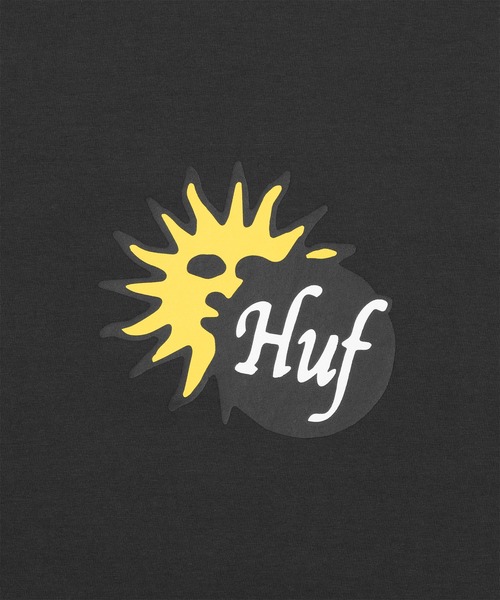 HUF(ハフ)の「TOTAL ECLIPSE RINGER TEE / HUF ハフ リンガーTシャツ(Tシャツ/カットソー・メンズ・ブラック/ナチュラル/マスタード・X-LARGE/LARGE/MEDIUM/SMALL)」の4枚目の写真