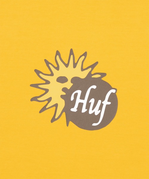 HUF(ハフ)の「TOTAL ECLIPSE RINGER TEE / HUF ハフ リンガーTシャツ(Tシャツ/カットソー・メンズ・ブラック/ナチュラル/マスタード・X-LARGE/LARGE/MEDIUM/SMALL)」の6枚目の写真