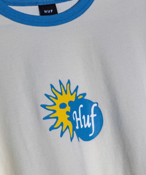 HUF(ハフ)の「TOTAL ECLIPSE RINGER TEE / HUF ハフ リンガーTシャツ(Tシャツ/カットソー・メンズ・ブラック/ナチュラル/マスタード・X-LARGE/LARGE/MEDIUM/SMALL)」の12枚目の写真