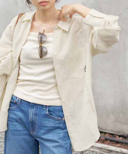 IENA（イエナ）の「《追加》ラミーリヨセルロングシャツ（シャツ