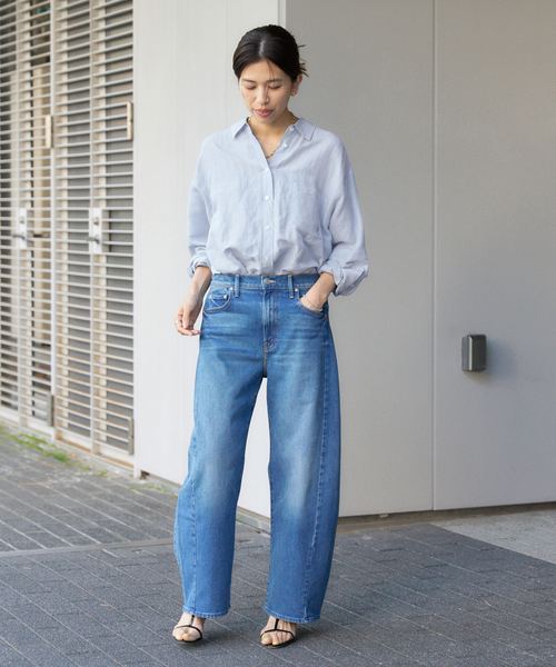 IENAイエナ　ラミーリヨセルロングシャツ ラミーリヨセルロングシャツ（シャツ／ブラウス）｜IENA（イエナ