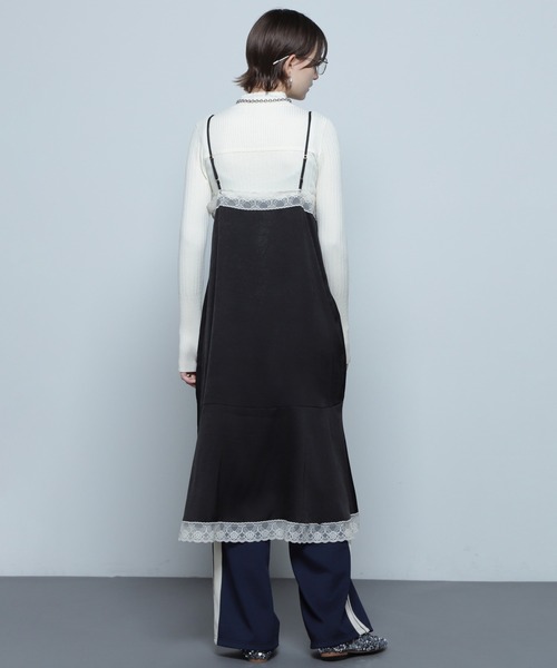 ROSE BUD(ローズバッド)の「ランジェリーライクワンピース(ワンピース・レディース・ブラック・ONE SIZE)」の5枚目の写真