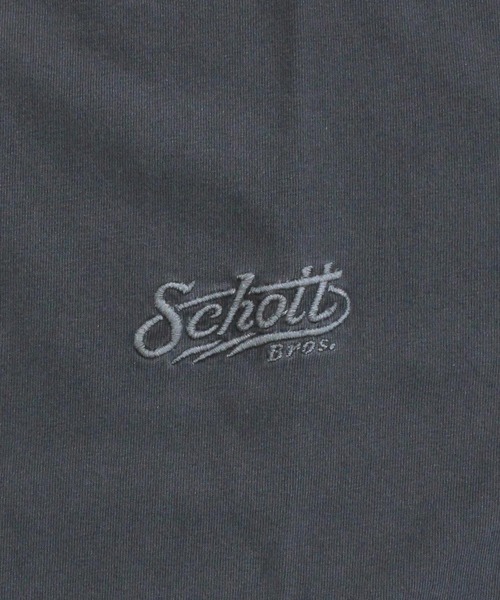 schott（ショット）の「PIGMENT LS T-SHIRT BOLT LOGO（Tシャツ/カットソー・メンズ・ホワイト/ブラック/オリーブ・XL/L/XXL/M）」の11枚目の写真