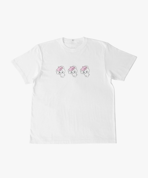 kaorinomori(カオリノモリ)の「kaorinomori kaori×foxy TシャツL / カオリノモリ(Tシャツ/カットソー・レディース・ブラック/ホワイト・LARGE)」の5枚目の写真