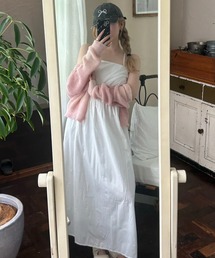 merrylatte | ボリュームフレアキャミワンピ(ワンピース)